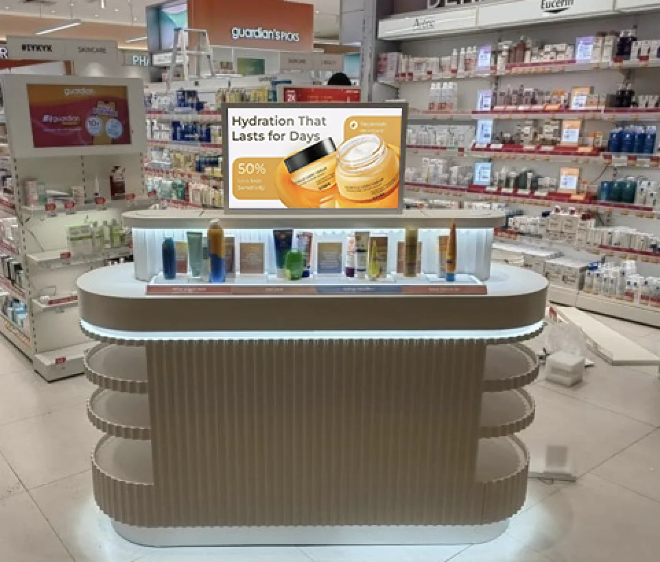 Double-Sided Table-Top Display &mdash; Beauty Retail