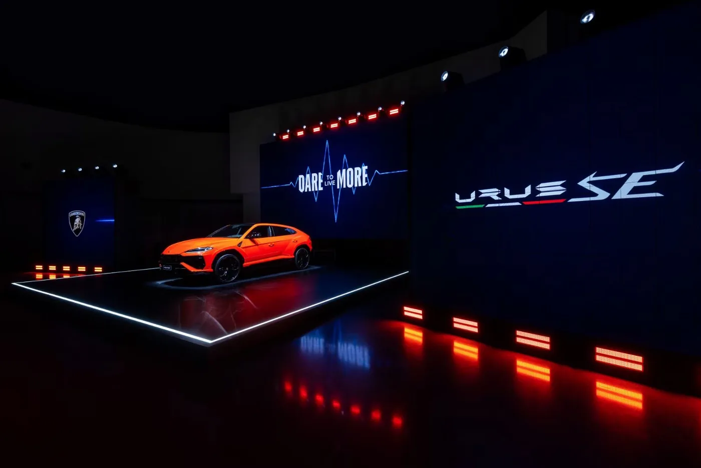 Supercar Launch &mdash; LED Stage Backdrop