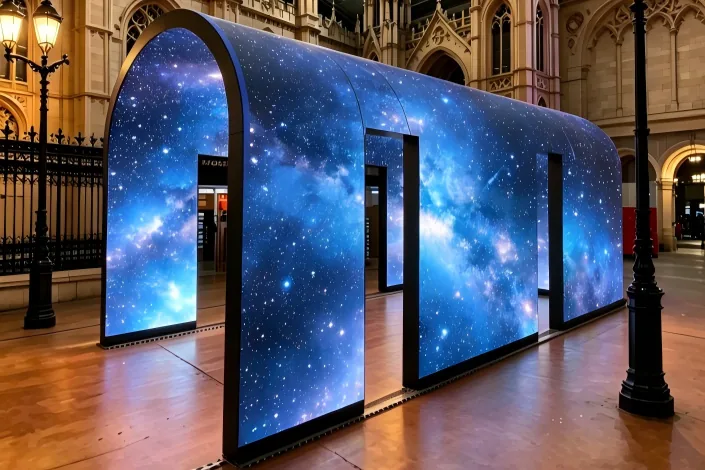 Flexible LED Screen &mdash; Curved Arch